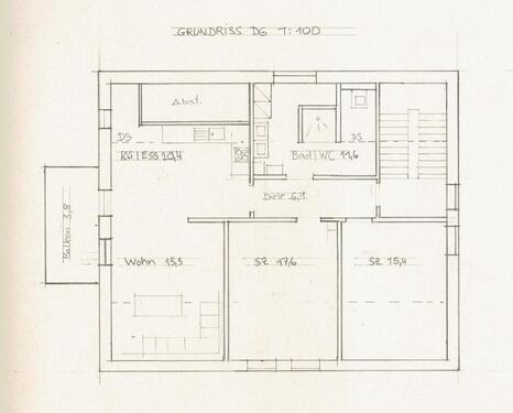 Foto - Wohnung 3-ZKB, kernsaniert, 3. OG ohne Lift, 90 m², Einbauküche