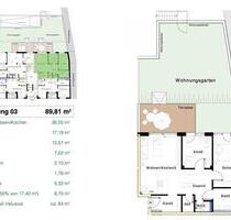 3-Zimmer Wohnung mit eigenem Garten - Zentrum - Neubau 2025 - Bamberg Gereuth