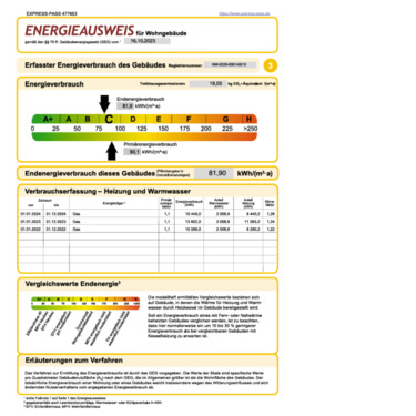 Foto - Einfamilienhaus mit Wintergarten und Kamin