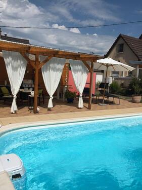 Foto - Wir verkaufen unser EFH mit schönem Garten u. Pool in Bantzenheim