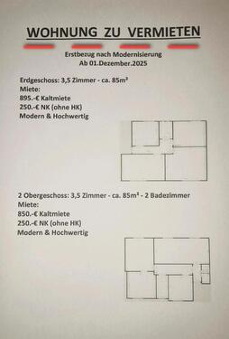 Foto - Wohnung zu Vermieten Erdgeschoß & 2OG in Gelsenkirchen-Buer