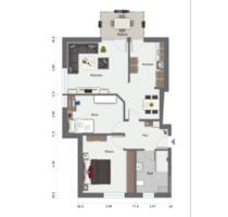 Zentrumsnahe, moderne 3-Zimmer-Wohnung in Meppen-Esterfeld