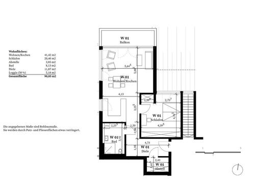 Foto - 2 Zimmer Etagenwohnung in Straubing