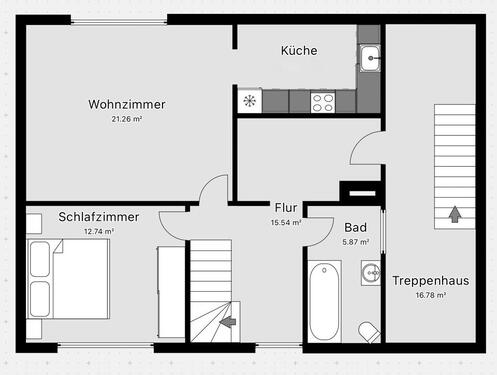 Foto - Schöne 3,5 Zimmer Maisonette Wohnung voraussichtlich ab Juni 2026
