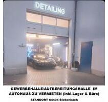 AufbereitungsDellendoktorhalle zu vermieten - Bickenbach