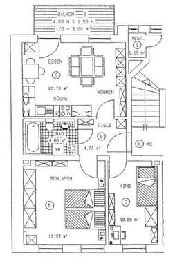 Foto - 2 Zimmer Etagenwohnung in Zwickau
