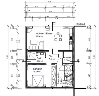 Foto - 2 Zimmer Etagenwohnung zum Kaufen in Wolfsburg