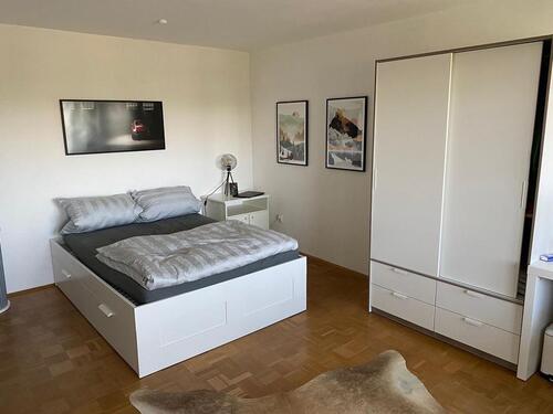 Foto - Möbliertes Zimmer mit Balkon & Allgäu-Bergblick