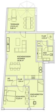 Foto - 3 Zimmer Etagenwohnung zur Miete in Zwickau