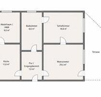 2 Zimmer EG- Wohnung in einem Ortsteil von Hohenhameln