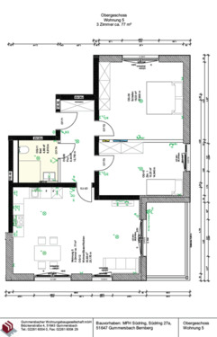 Foto - 3 Zimmerwohnung Neubau - 751,00&nbsp;EUR Kaltmiete, ca.&nbsp; 79,00&nbsp;m&sup2;