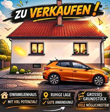 Foto - zu Verkaufen freistehendes Einfamilienhaus mit viel Potential