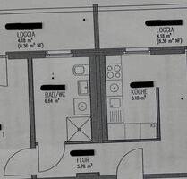 Attraktive Zwei-Zimmer-Wohnung, zwei Balkone in zentraler Lage - Frankfurt (Oder)