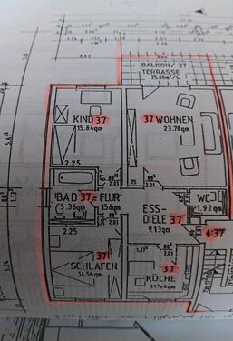 Foto - 3 Zimmer Erdgeschoßwohnung zur Miete in Helmstedt