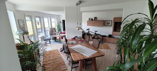 Foto - Helle 109 m² EG-Wohnung mit Garten, 2 Terrassen & Einbauküche