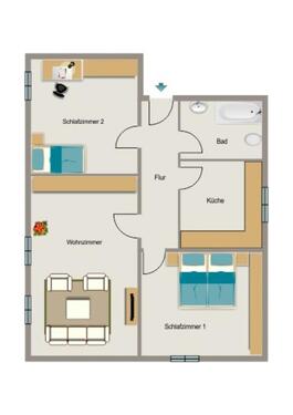 Foto - 3.5 Zimmer Etagenwohnung in Duisburg