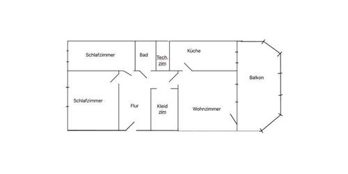 Foto - 3 Zimmer Etagenwohnung zur Miete in Sömmerda