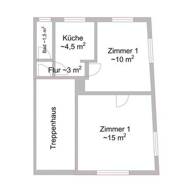 Foto - 2 Zimmer Etagenwohnung zum Kaufen in Stuttgart