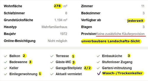 Foto - 11 Zimmer Einfamilienhaus zum Kaufen in Lügde