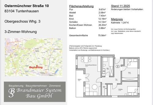 Foto - Etagenwohnung in Aßling zur Miete