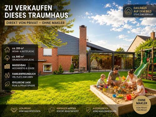 Foto - Exklusives Familienhaus mit Traumgarten, provisionsfrei