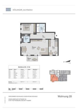 Foto - 3 Zimmer Etagenwohnung in Rothenburg ob der Tauber