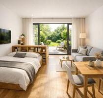 Charmantes 1-Zimmer Neubau-Studio mit eigenem Gartenanteil und Terrasse in gefragter Lage - Berlin Pankow