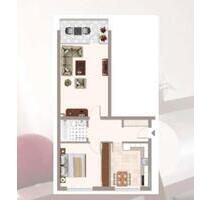 Schicke 2-Zimmer-Wohnung mit Balkon im 3. OG in Köln