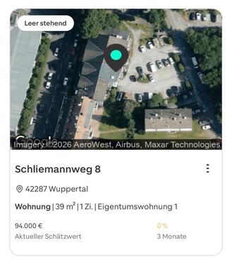 Foto - 1 Zimmer Etagenwohnung zum Kaufen in Wuppertal