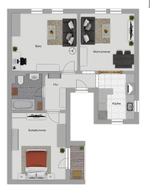 Foto - Zu verkaufen! 3-Zi. Wohnung, Kernsaniert, 76qm, Bad Vilbel
