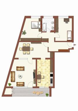 Foto - 3 Zimmer Etagenwohnung zur Miete in Osnabrück