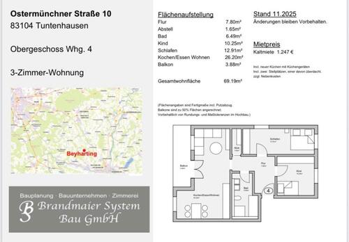 Foto - Etagenwohnung in Aßling zur Miete