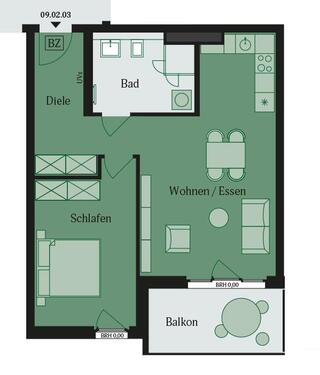 Foto - 2 Zimmer Etagenwohnung in Mühlheim am Main