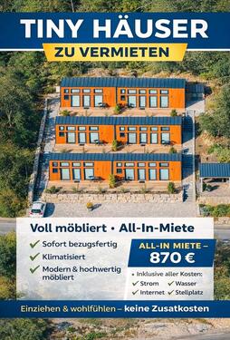 Foto - Tiny House in Eisingen (75239) – möbliert, Terrasse, Warmmiete