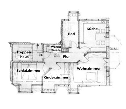 Foto - 4 Zimmer Maisonettenwohnung zur Miete in Altomünster