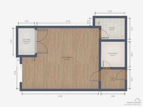 Foto - 1 - Raum Wohnung Parkstraße - sofort verfügbar