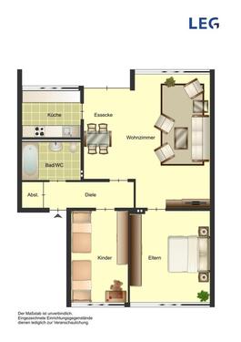 Foto - 3 Zimmer Erdgeschoßwohnung zur Miete in Bocholt