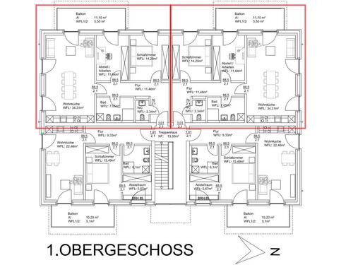 Foto - Etagenwohnung in Handewitt zur Miete