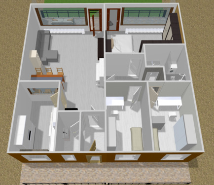 Foto - 4 Zimmer Wohnung in VS-Marbach - 1.100,00 EUR Kaltmiete,