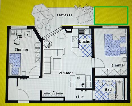 Foto - 3 Zimmer Erdgeschoßwohnung zum Kaufen in Leipzig