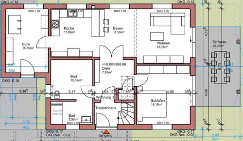 Foto - 3 Zimmer Erdgeschoßwohnung in Oberschwarzach