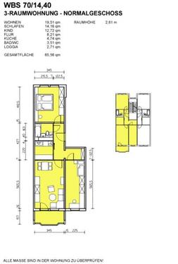 Foto - 3 Zimmer Etagenwohnung zur Miete in Dresden