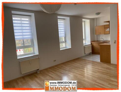Foto - Singlewohnung in Zwickau, teilmöblierte mit EINBAUKÜCHE zu vermieten!