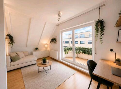 Foto - Lichtdurchflutetes Singleparadies 1 Zimmer Küche Bad und Balkon