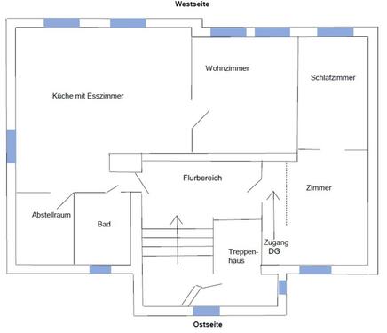 Foto - Schöne Maisonette-Wohnung mit Garten und Stellplatz in Großbothen