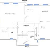 Schöne Maisonette-Wohnung mit Garten und Stellplatz in Großbothen - Grimma