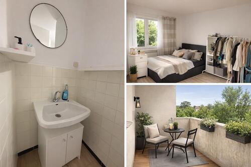 Foto - Charmante ein Zimmerwohnung mit Balkon in zentraler Lage von