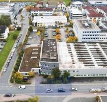 ERLANGEN - WETTERKREUZ: 2 GROSSE HALLEN FÜR LAGERPRODUKTIONBEHEIZTLICHTBÜROA3A73AIRPORT