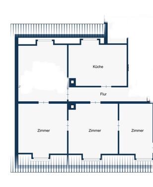 Foto - 3 Zimmerwohnung - 460,00&nbsp;EUR Kaltmiete, ca.&nbsp; 78,00&nbsp;m&sup2;