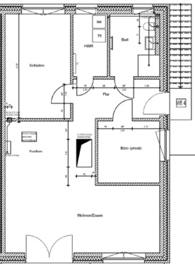Foto - 3 Zimmer Etagenwohnung in Emsbüren